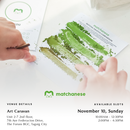 Matcha Workshop - November 10, BGC