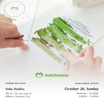 Matcha Workshop - October 20, Quezon City