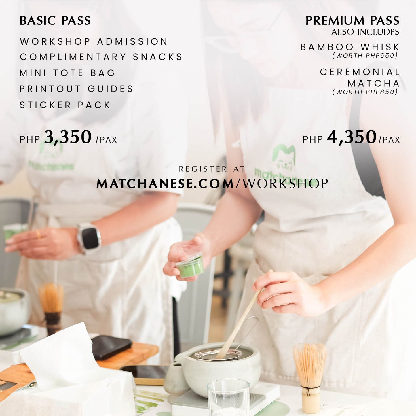 Matcha Workshop - November 10, BGC